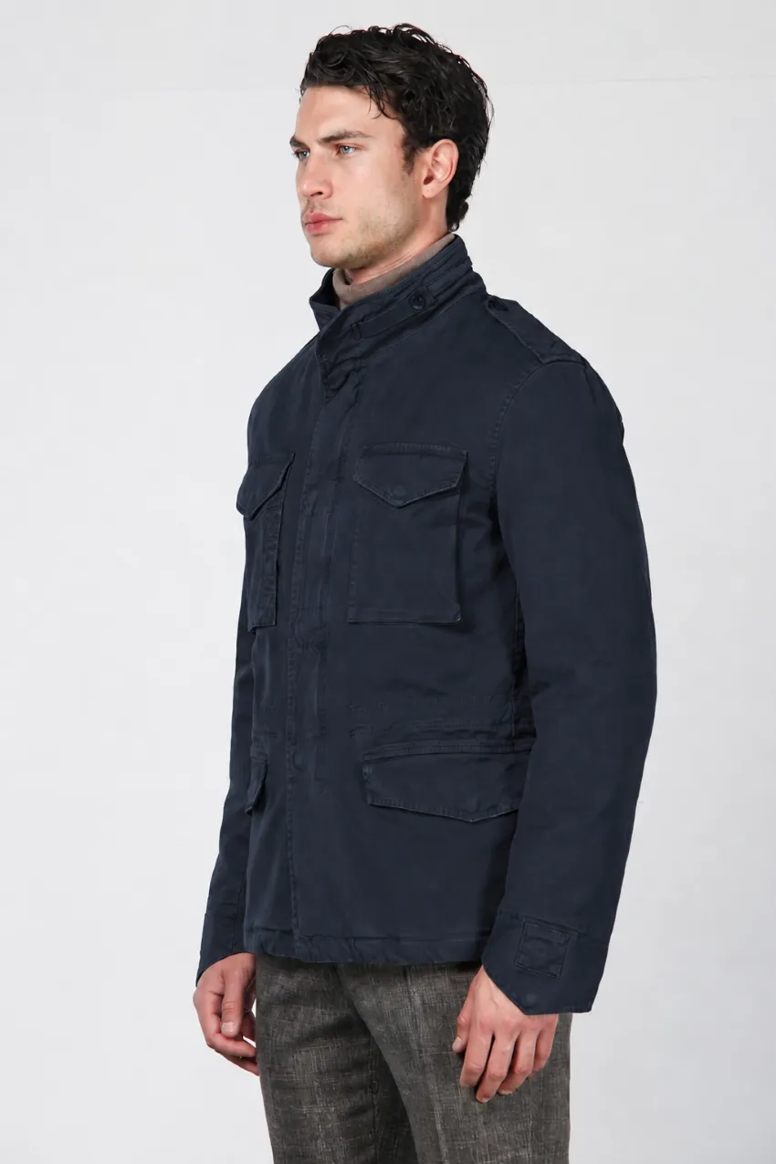 Mason's M74 field jacket midnatsblå regular stretch