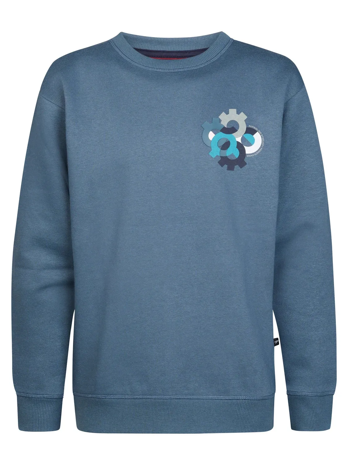 Petrol Industries Ironbrook sweater Storm Blue relaxed