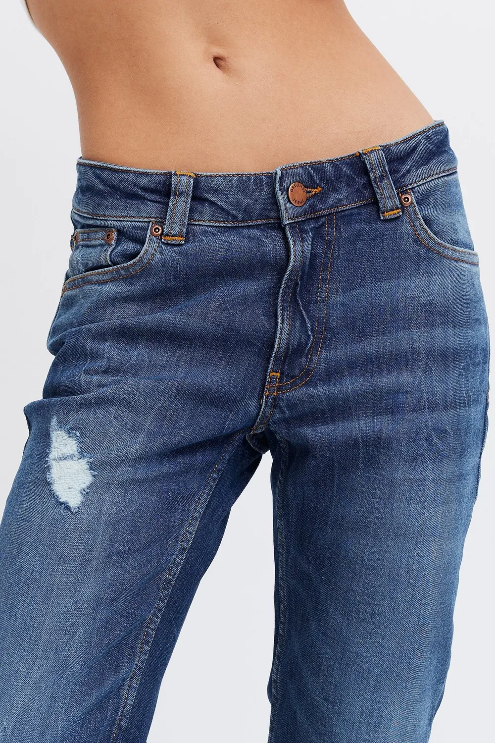 Organsk Stream Shorty Ocean Rain jeans cropped