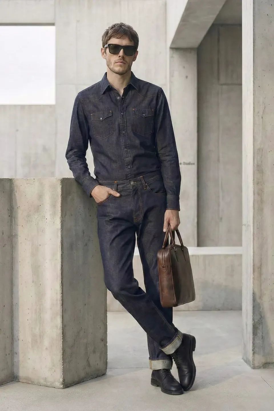 Organsk Element Raw Classic jeans rå denim