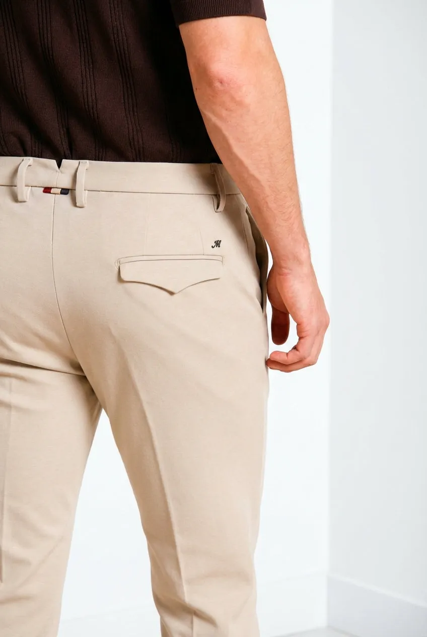 Mason's Torino City 1 Pinces chinos beige slim