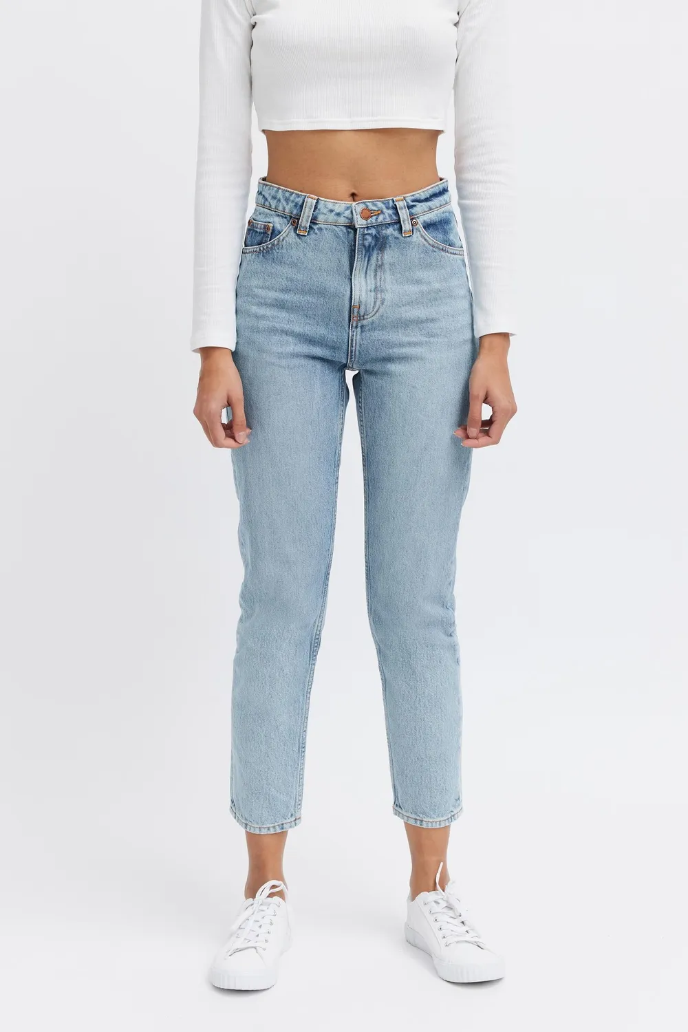 Organsk Oxygen Shorty Clean Revolution jeans lys