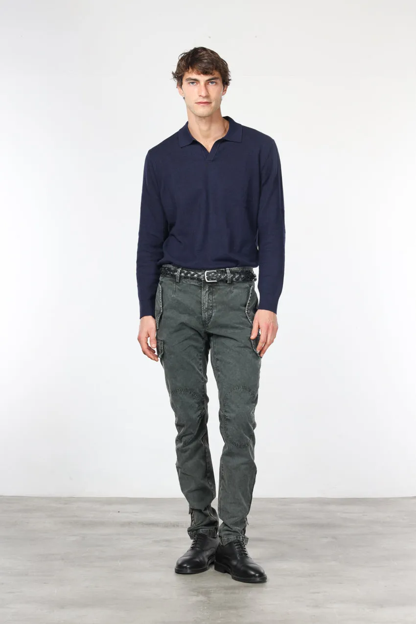 Mason's Bolivia cargobukser mørk oliven regular fit