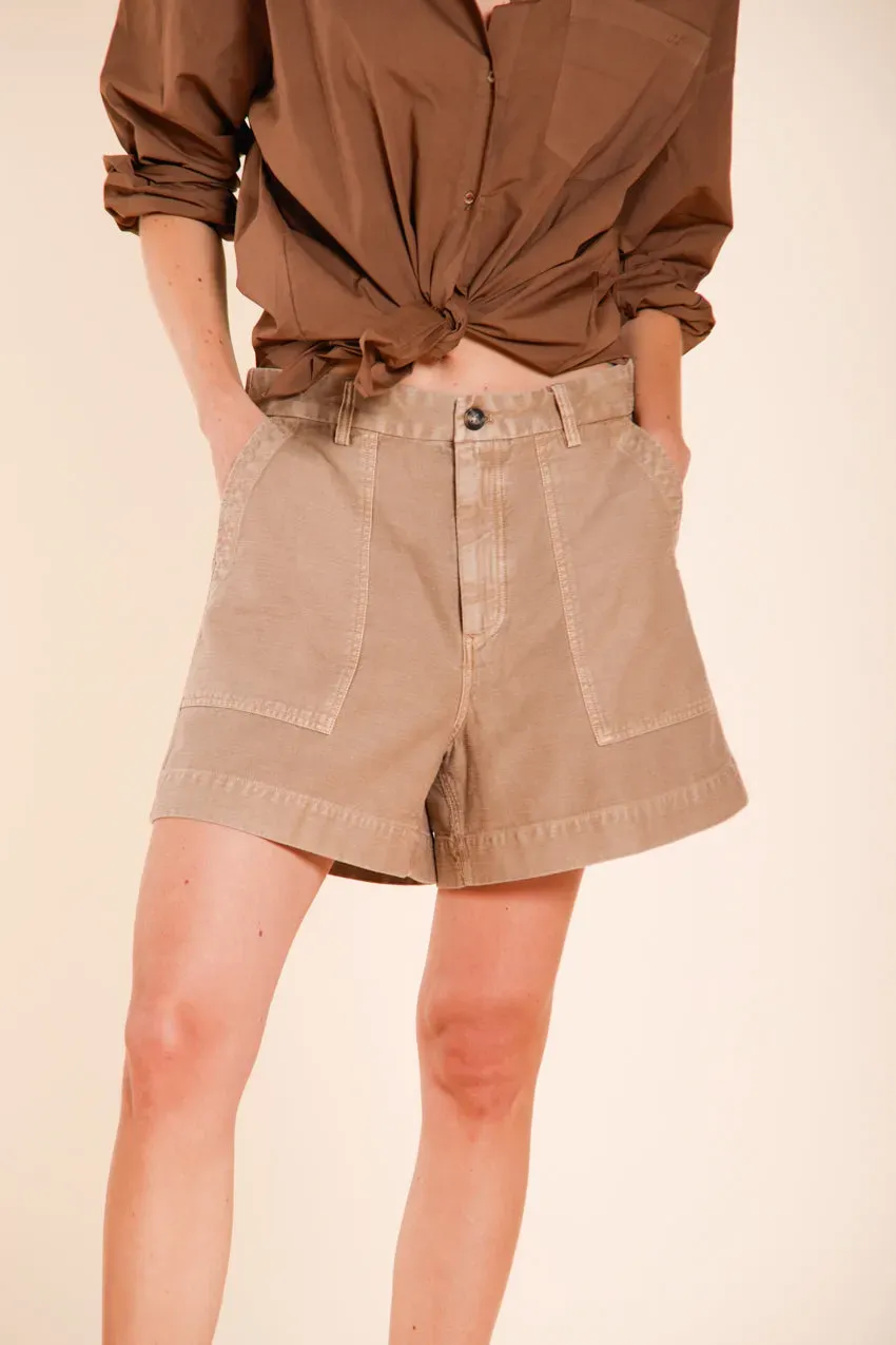 Mason's Dallas cargo shorts beige relaxed fit bomuld