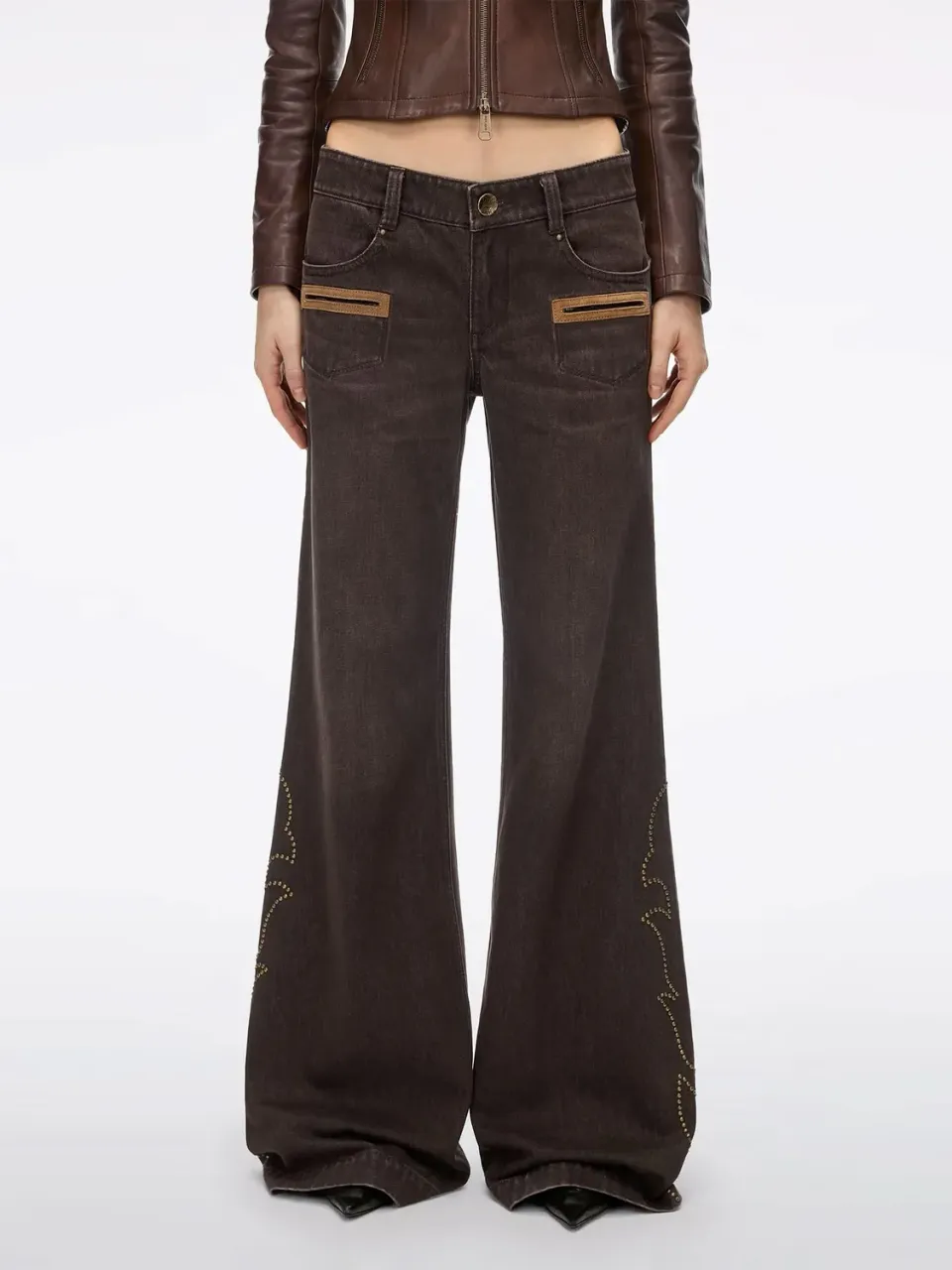 Miss Sixty Bella Flare Jeans mørkebrun