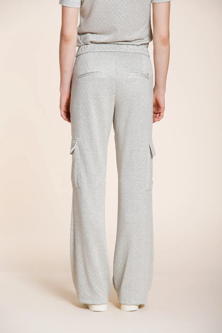 Mason's Easy Straight cargo joggerbukser sølv straight fit