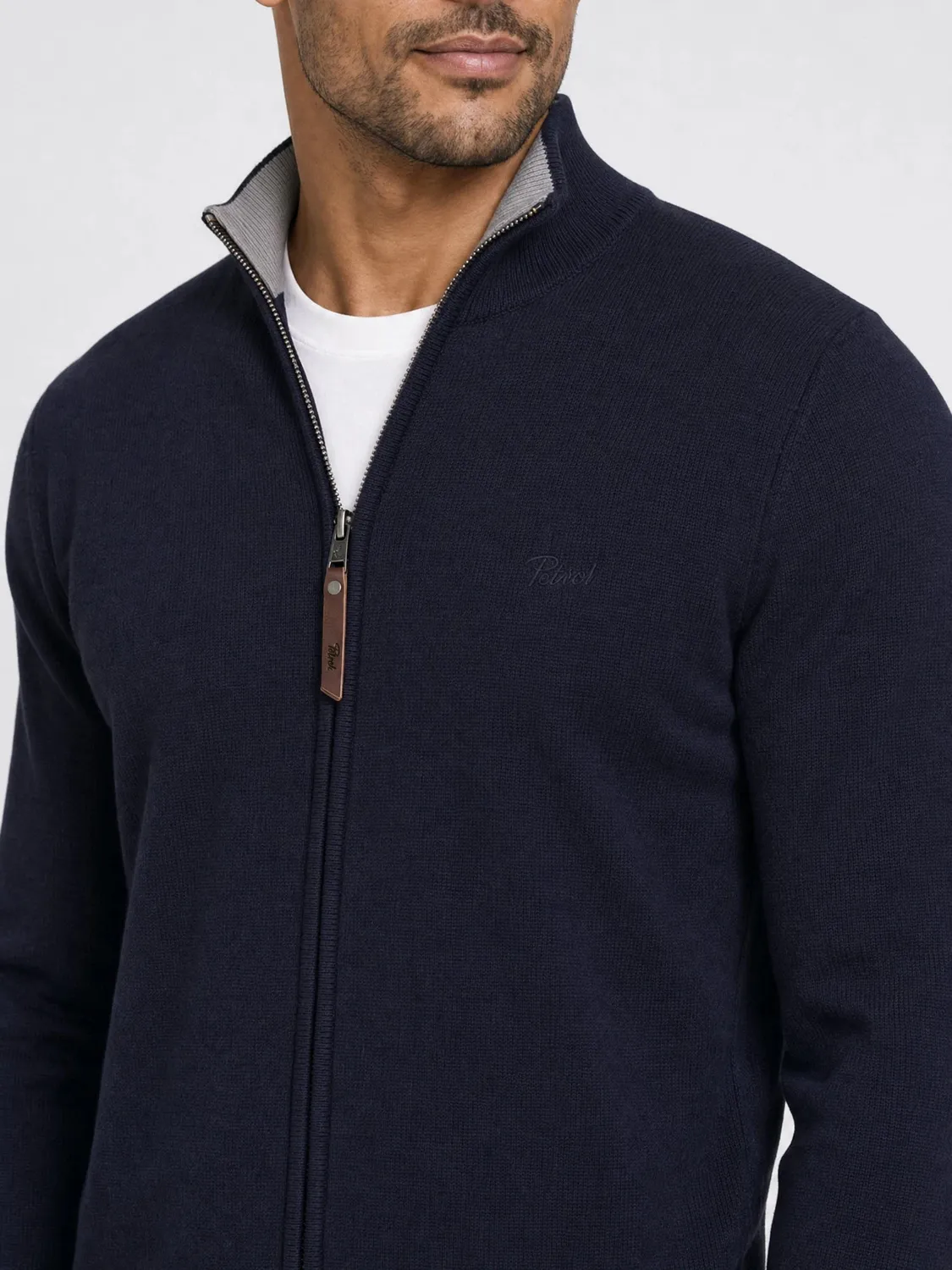 Petrol Industries Ironridge strikvest royal navy bomuld