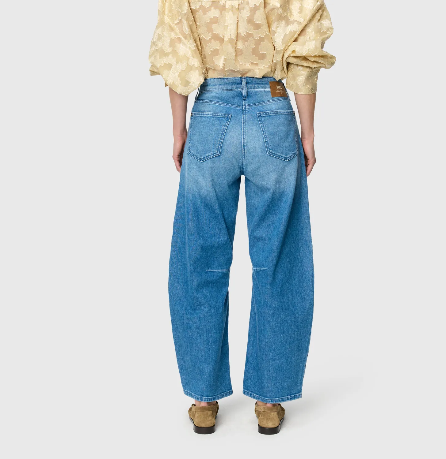 MAC Jeans Dakota Barrel jeans blå vintage