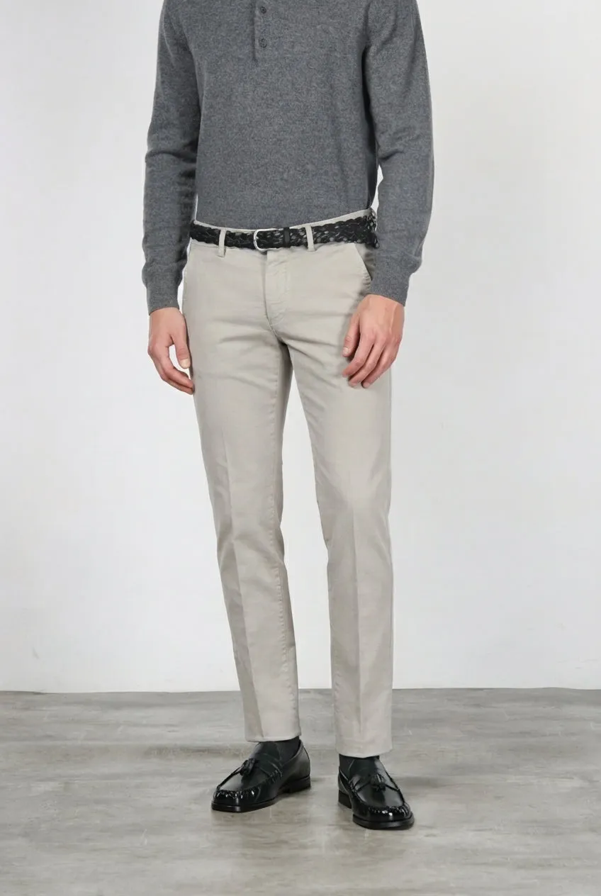 Mason's Torino chino fløjlsbukser grå slim fit