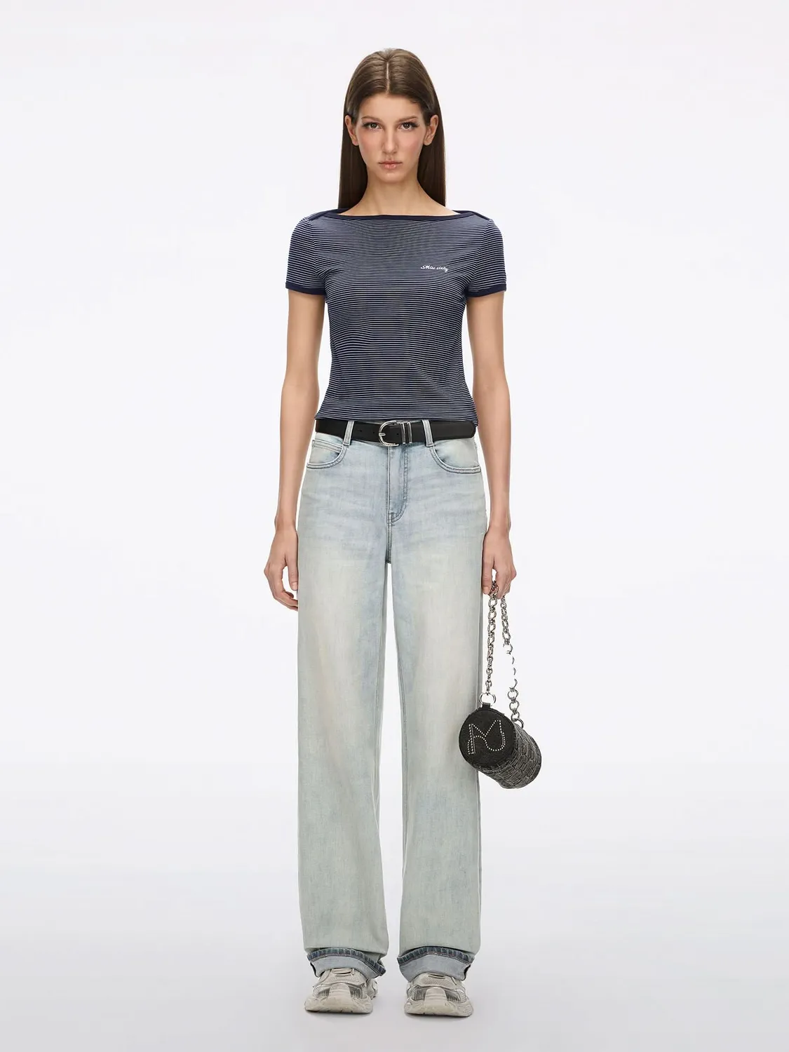 Miss Sixty Straight-Leg jeans lyseblå stretch 30