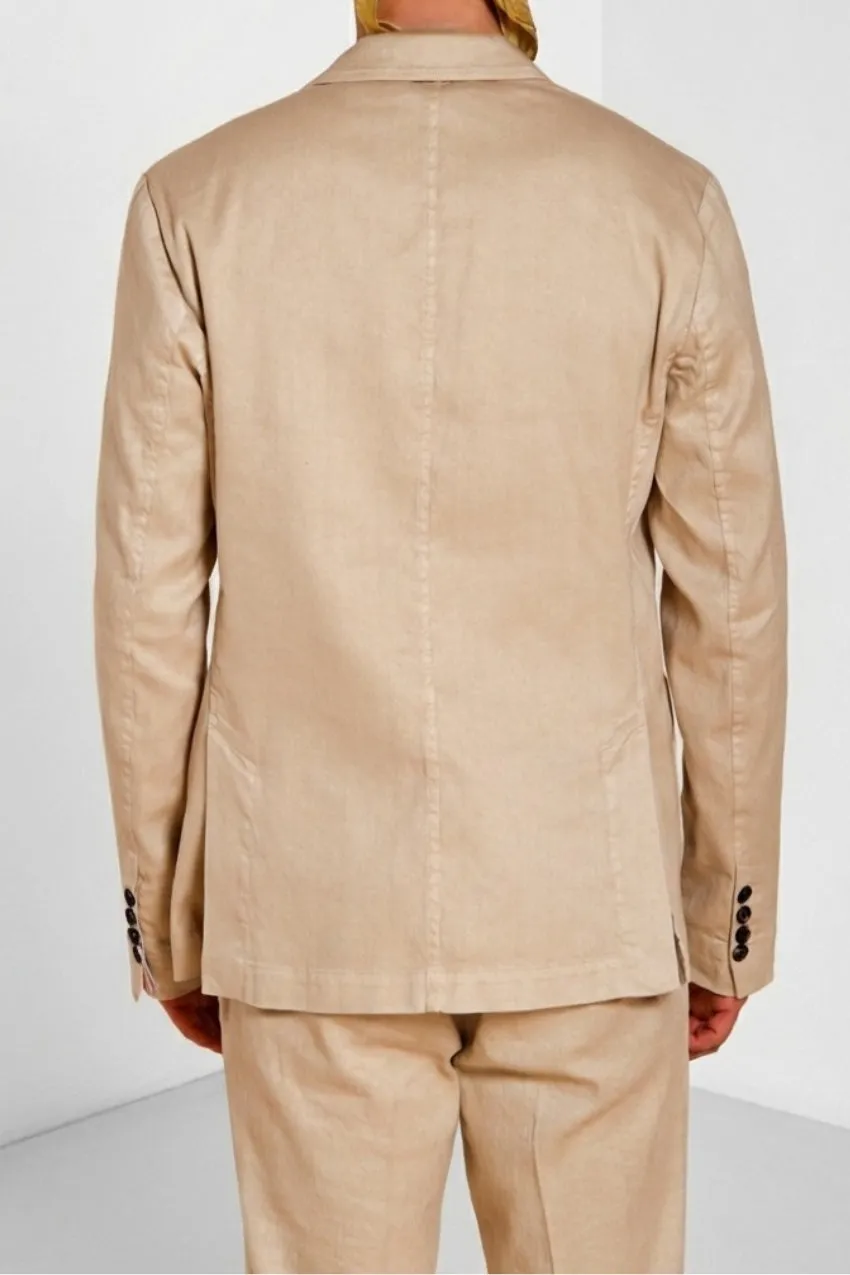 Mason's Da Vinci blazer lys beige hørblanding