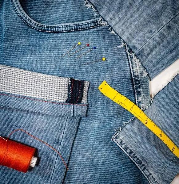 MAC oplægning jeans enkel søm afkortning