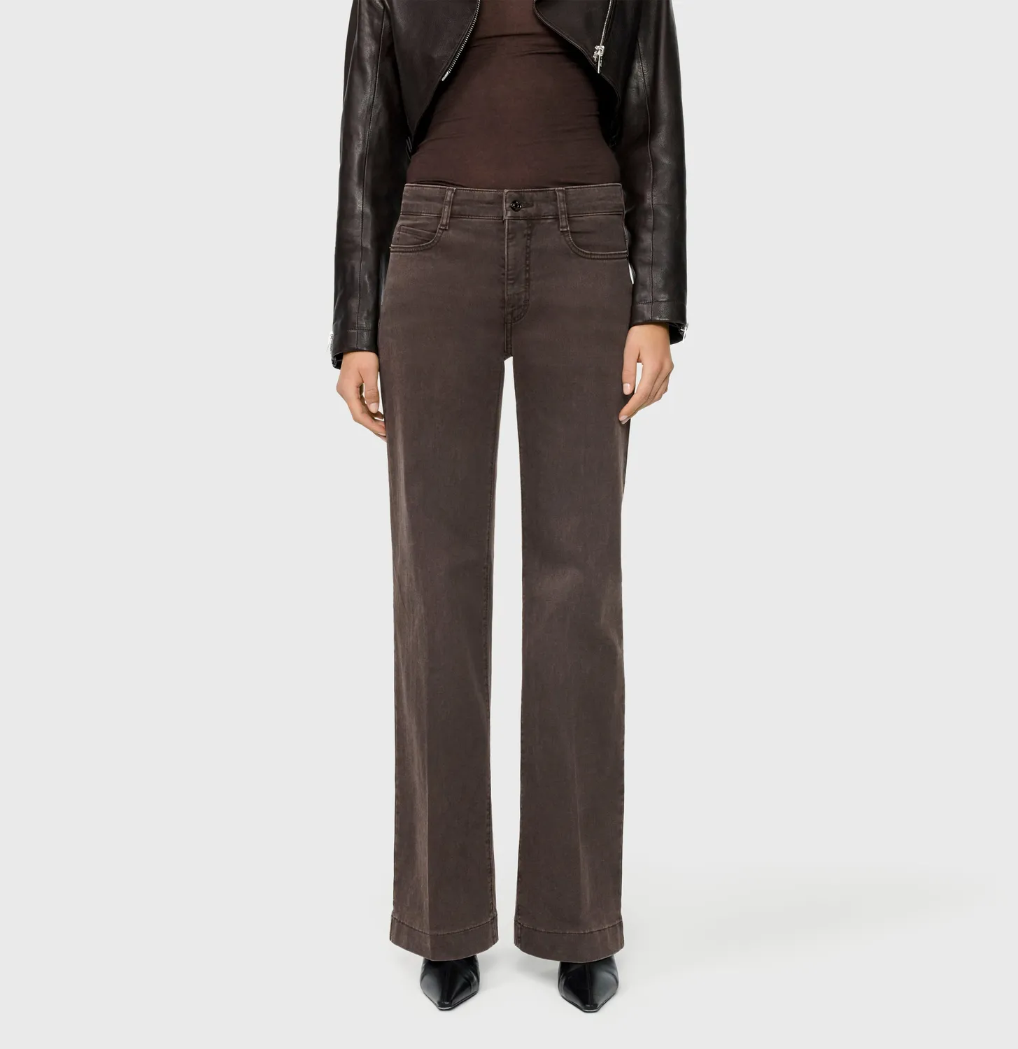 MAC Wide 5228 jeans brun wide fit