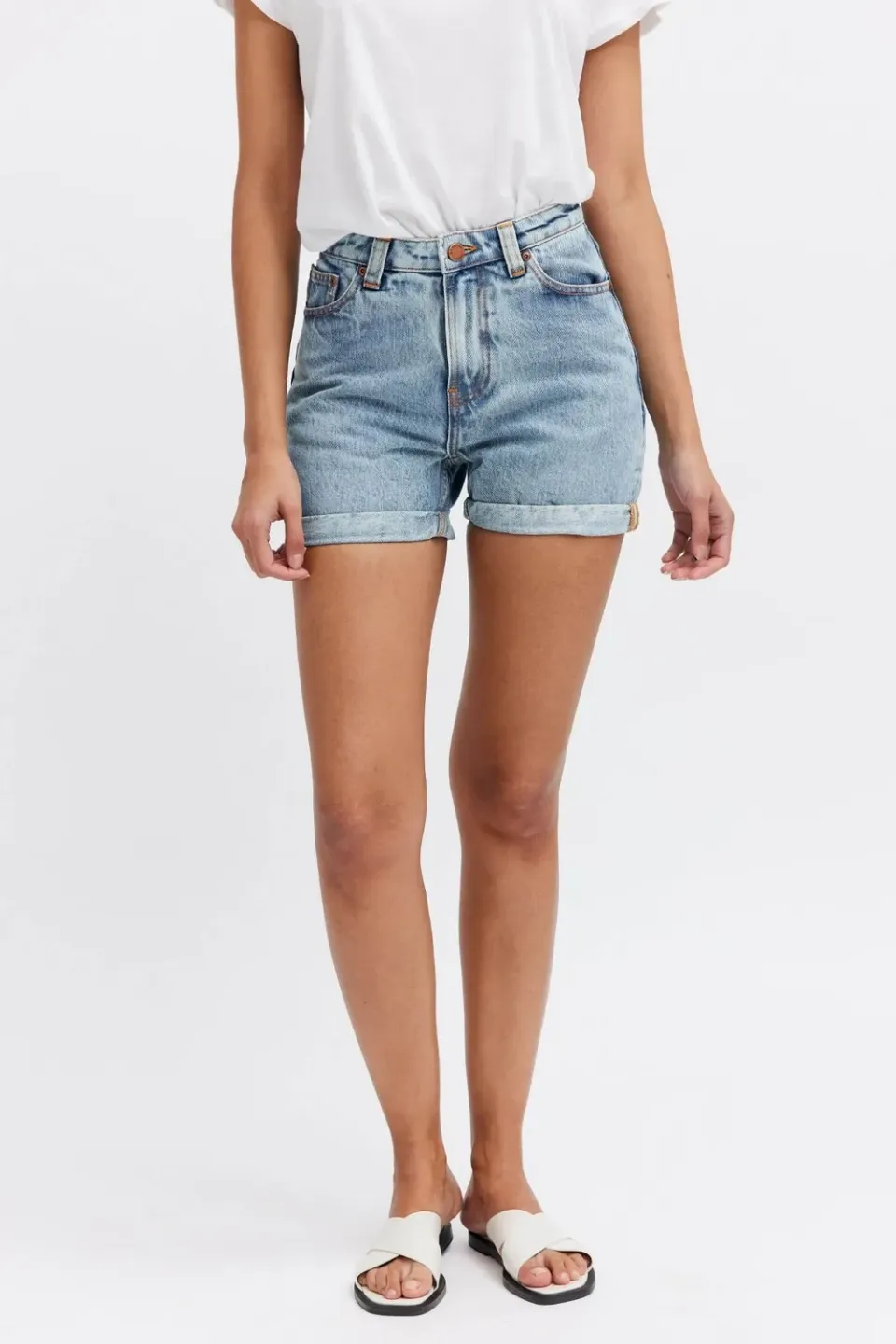 Organsk Oxygen Shorts (P) shorts lys højtaljet