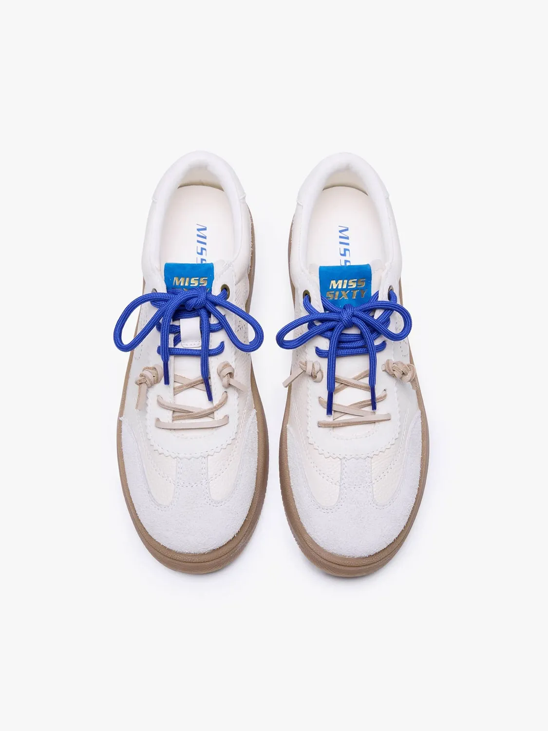 Miss Sixty Lace-Up sneakers off white