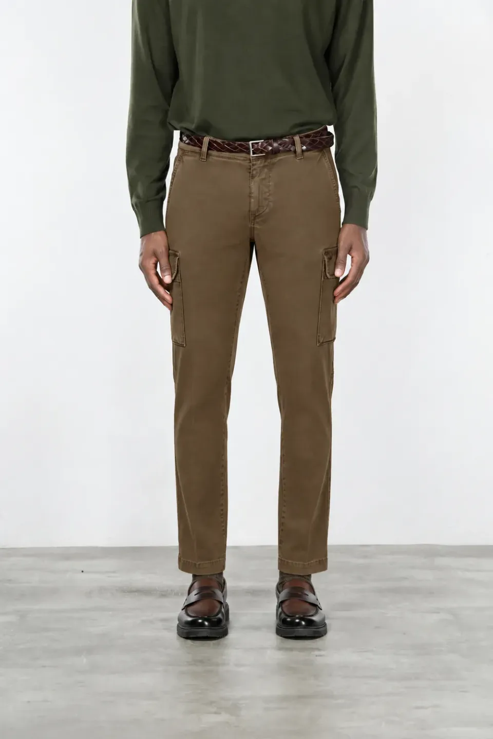 Mason's Chile cargobukser taupe extra slim
