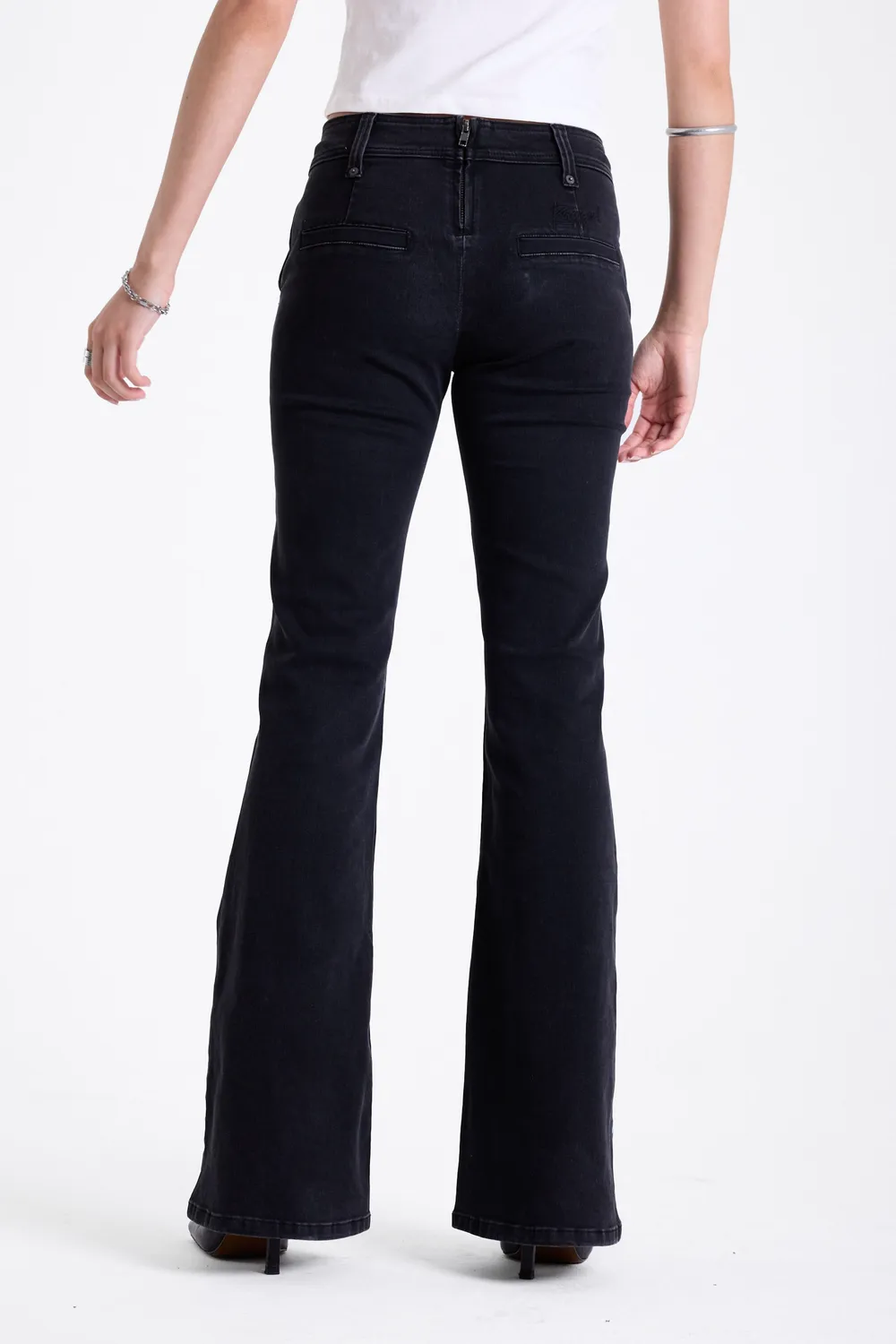 The Ragged Priest Alter flare jeans 24 sort low rise