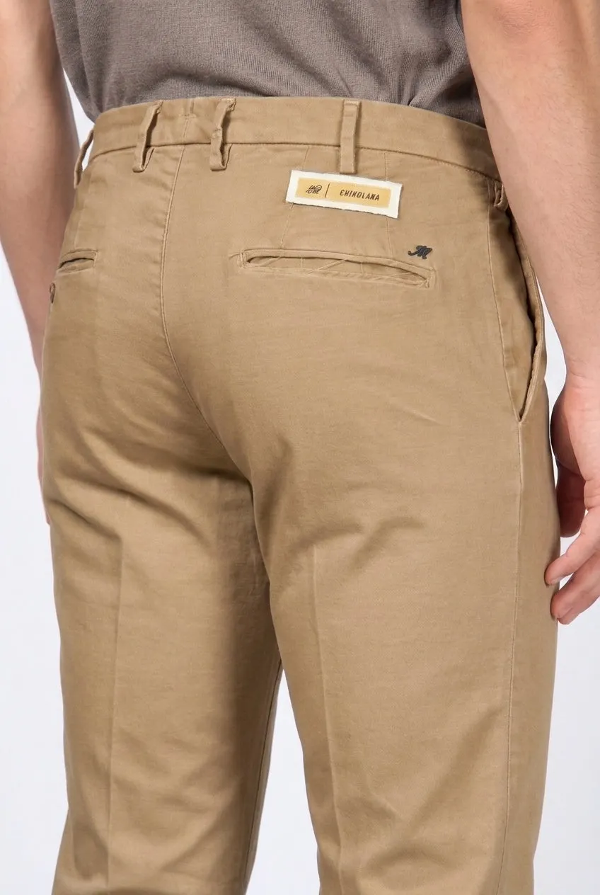 Mason's New York chinobukser mørkebeige uld regular fit