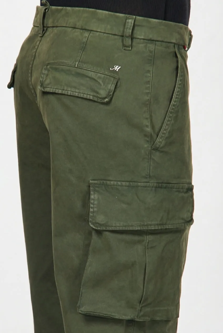Mason's Chile Carrot cargobukser grøn gabardine bomuld
