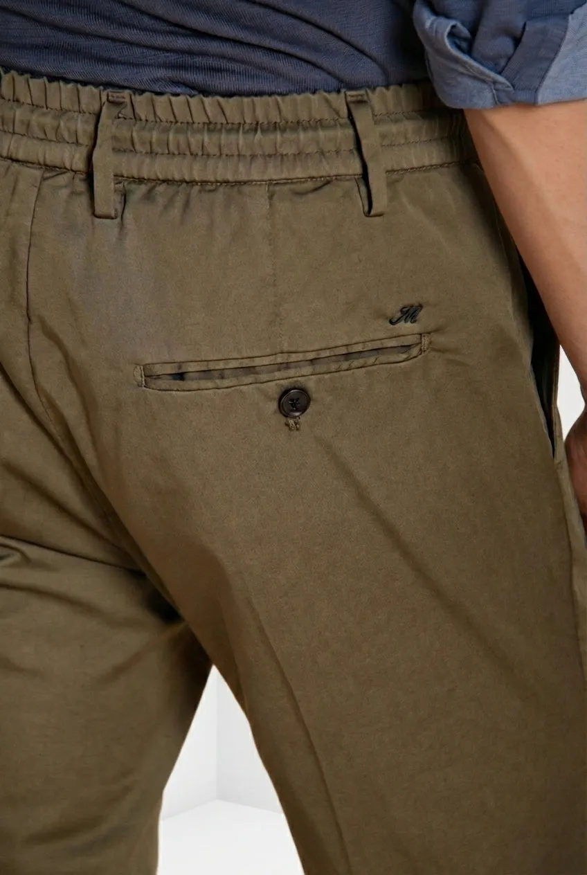 Mason's Milano Jogger chinos grøn extra slim