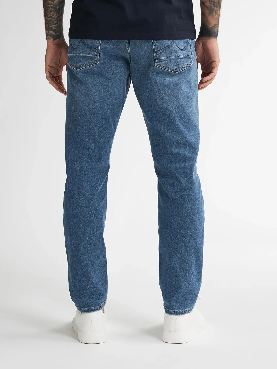 Petrol Russel tapered jeans regular normal talje stretch