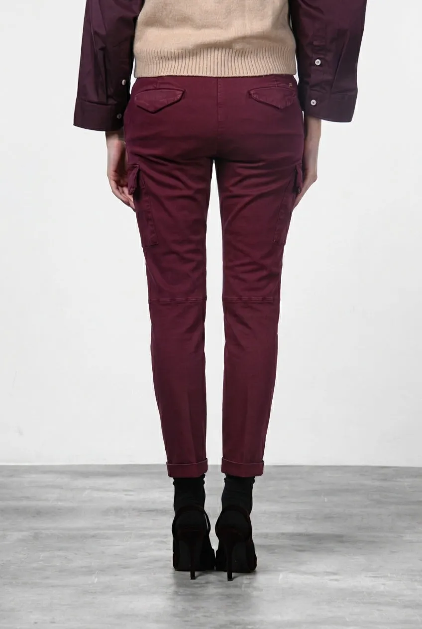Mason's Chile City cargobukser slim – bordeaux