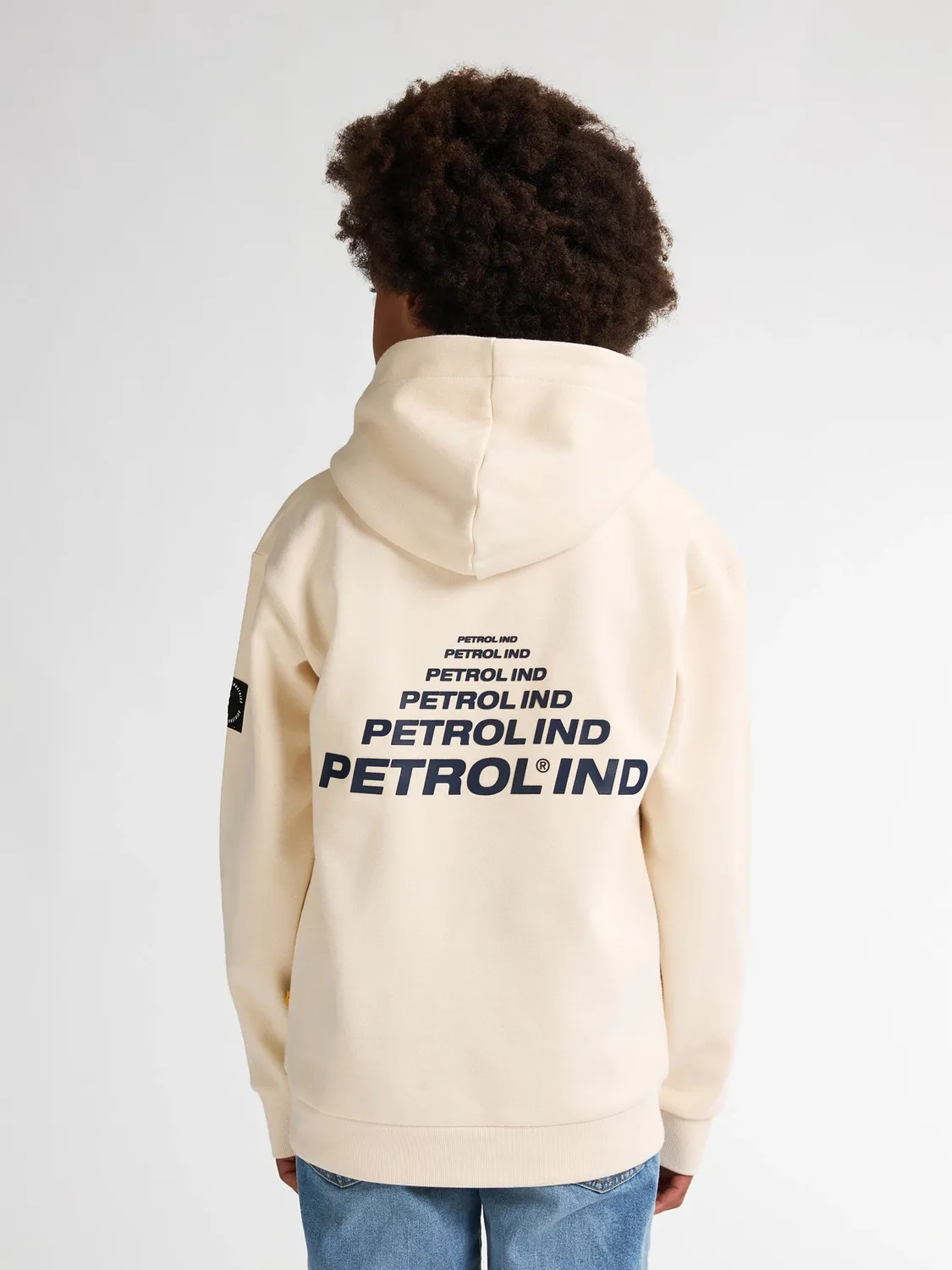 Petrol Industries Olympic hættetrøje drenge raw sand print
