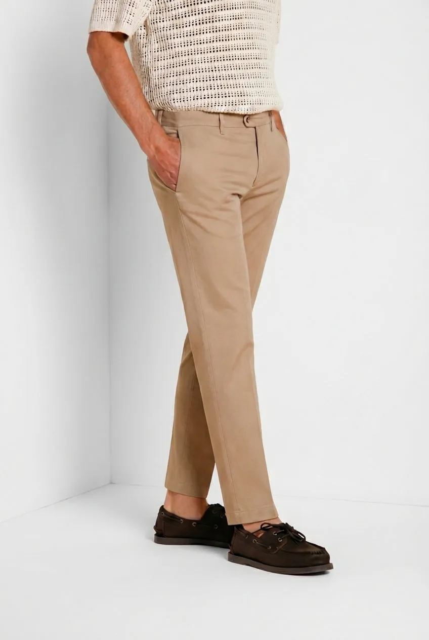Mason's New York chino beige regular fit stretch