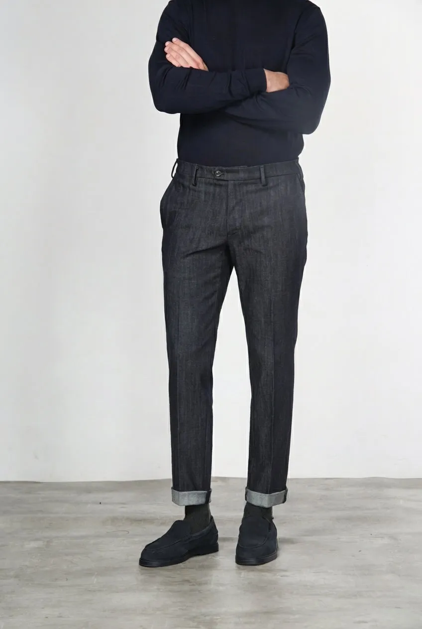 Mason's New York chino bukser navy denim regular