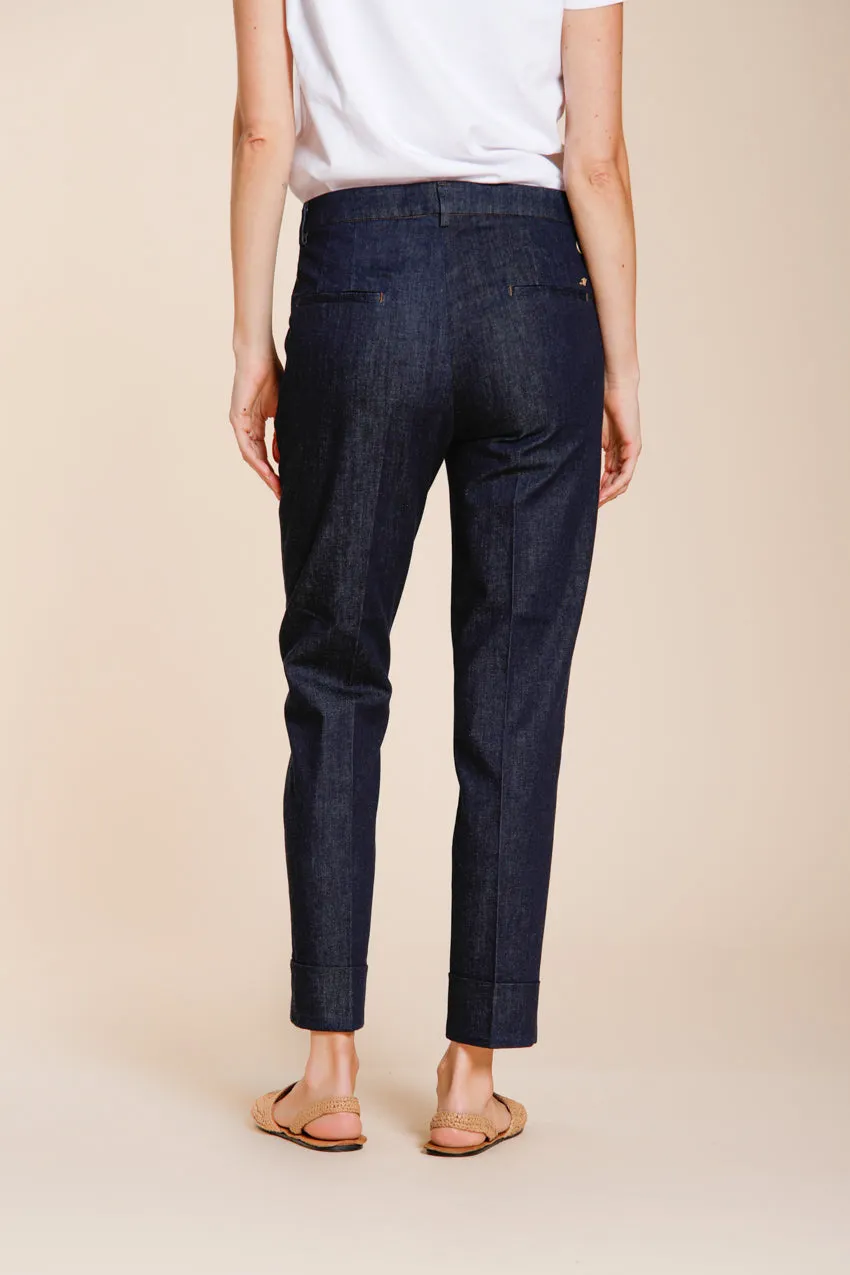 Mason's New York Carrot denimbukser navyblå stretch