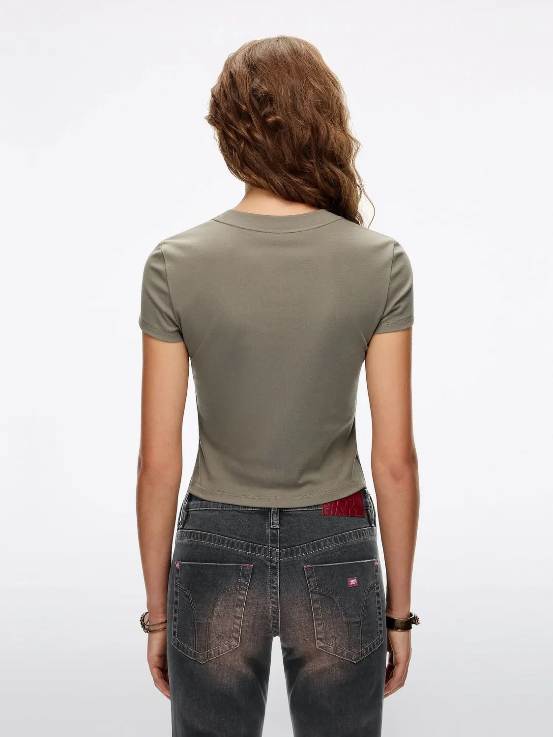 Miss Sixty Mermaid-Print t-shirt navy slim fit