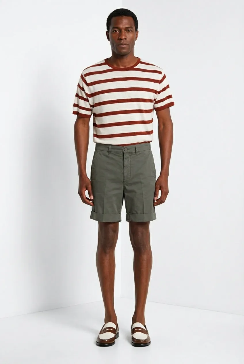 Mason's Boston bermudashorts herre militærgrøn relaxed