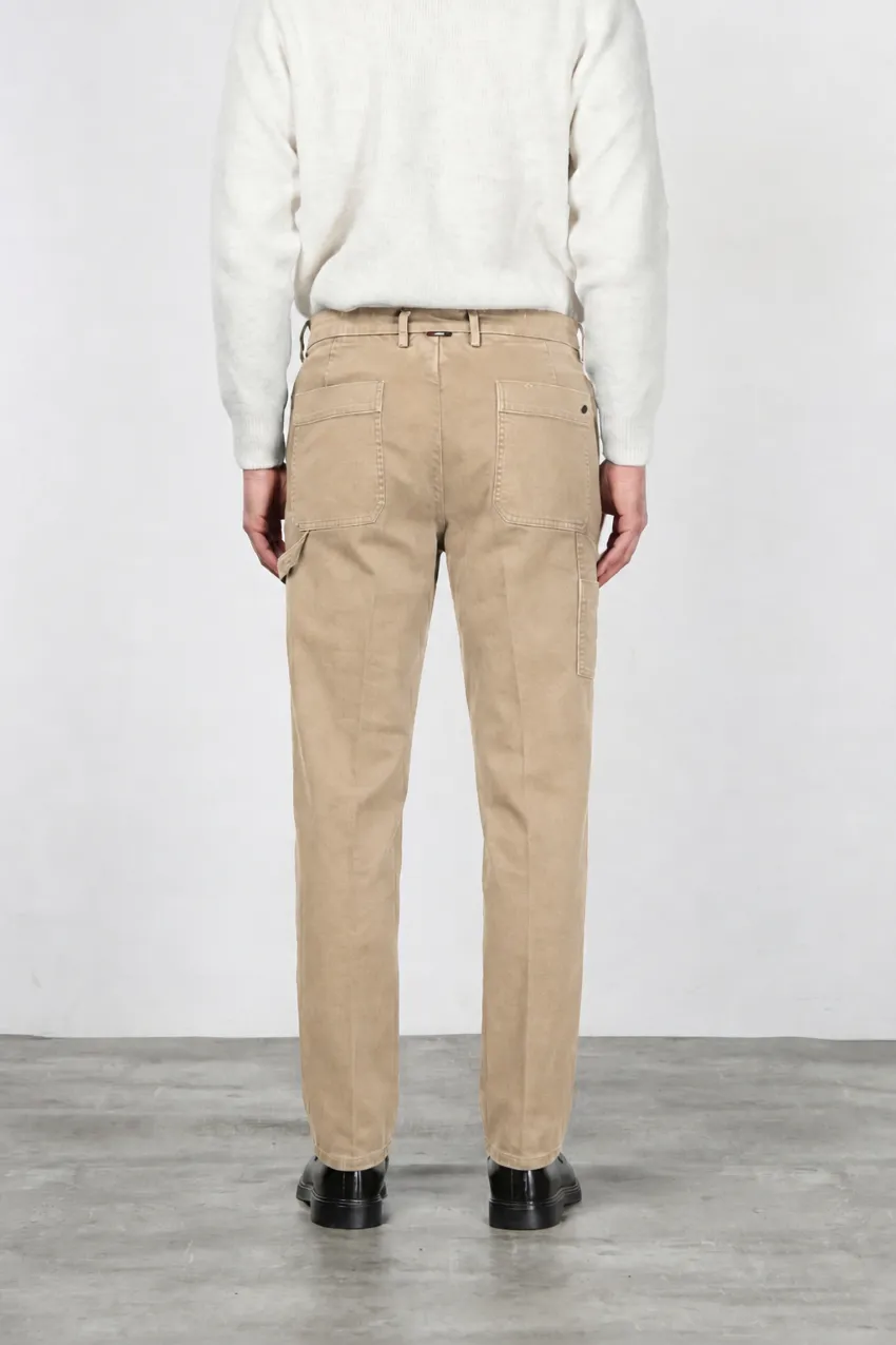 Mason's Square Work chino bukser mørk beige relaxed