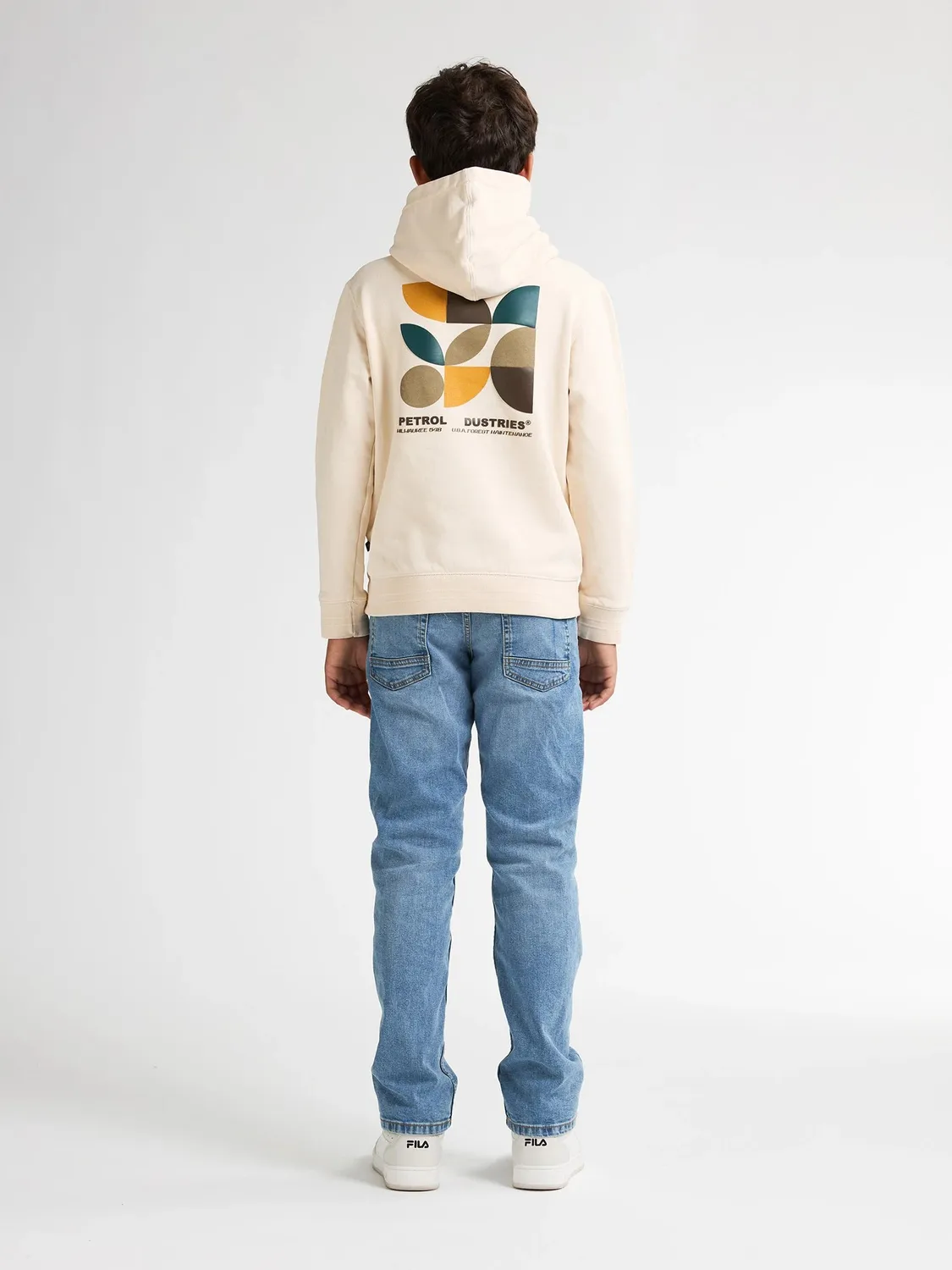 Petrol Industries backprint hoodie børn bomuld