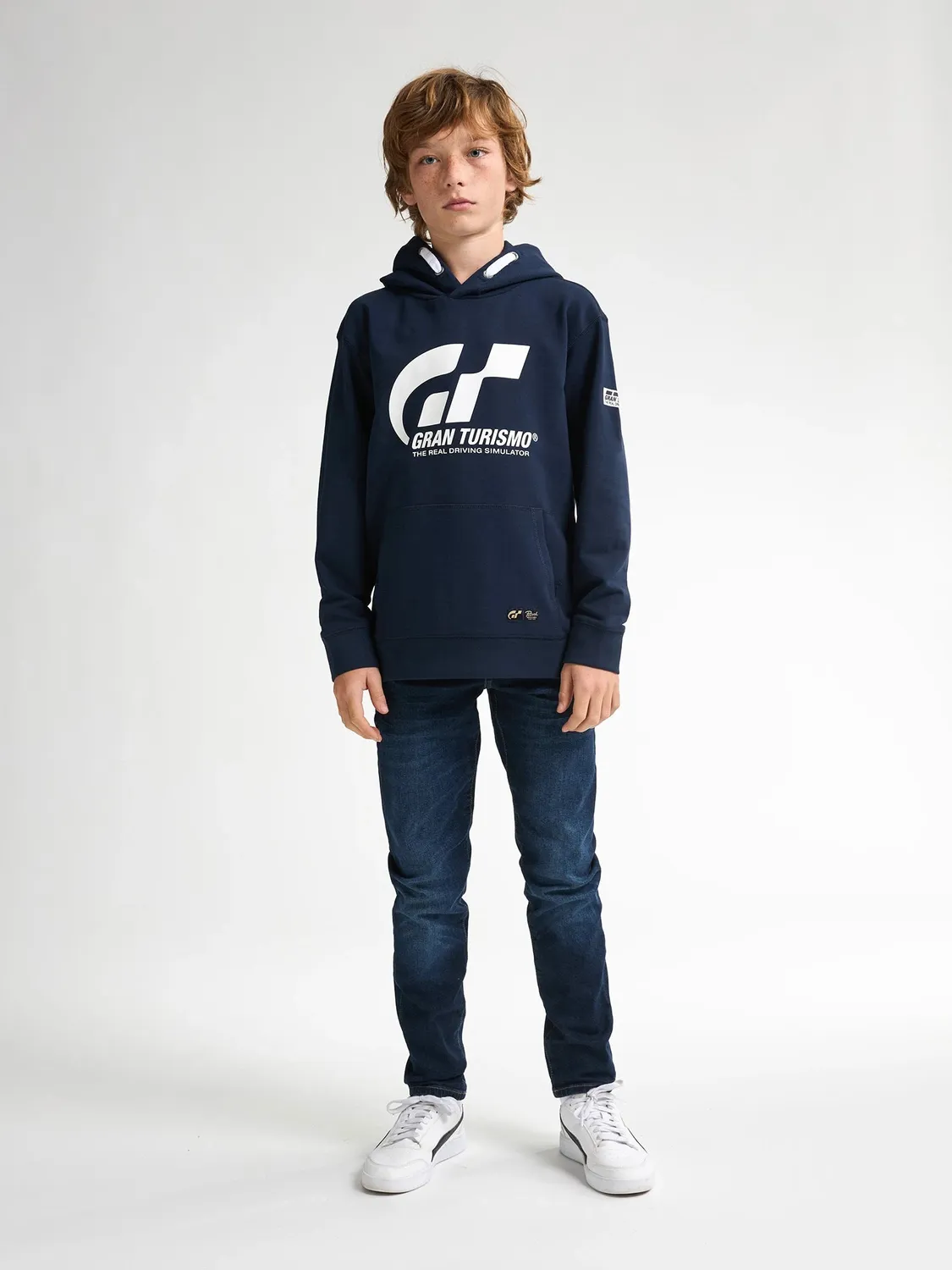 Petrol Industries Gran Turismo Torque drenge hoodie lynlås