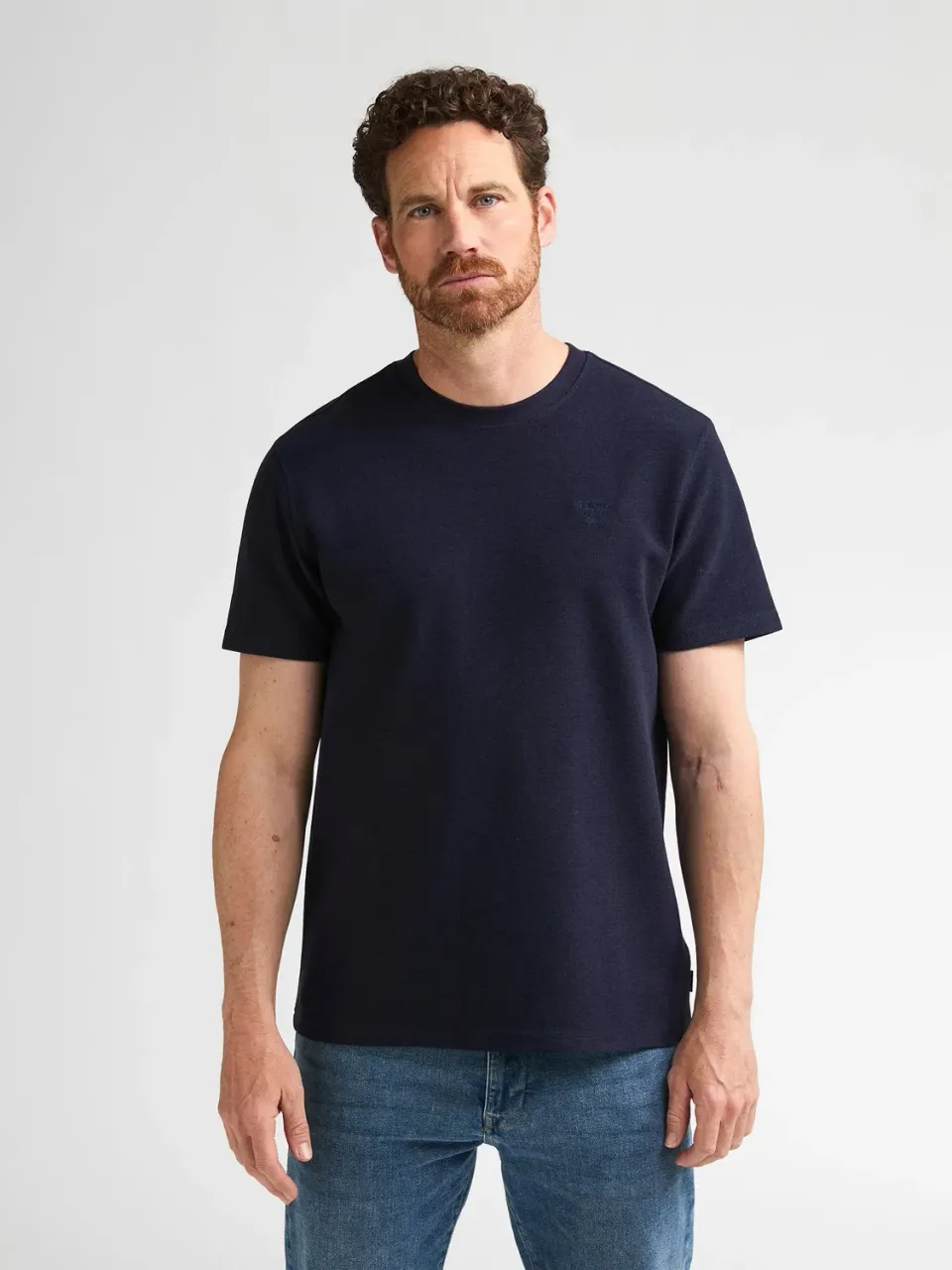 Petrol Industries Yates t-shirt struktur bomuldsmix