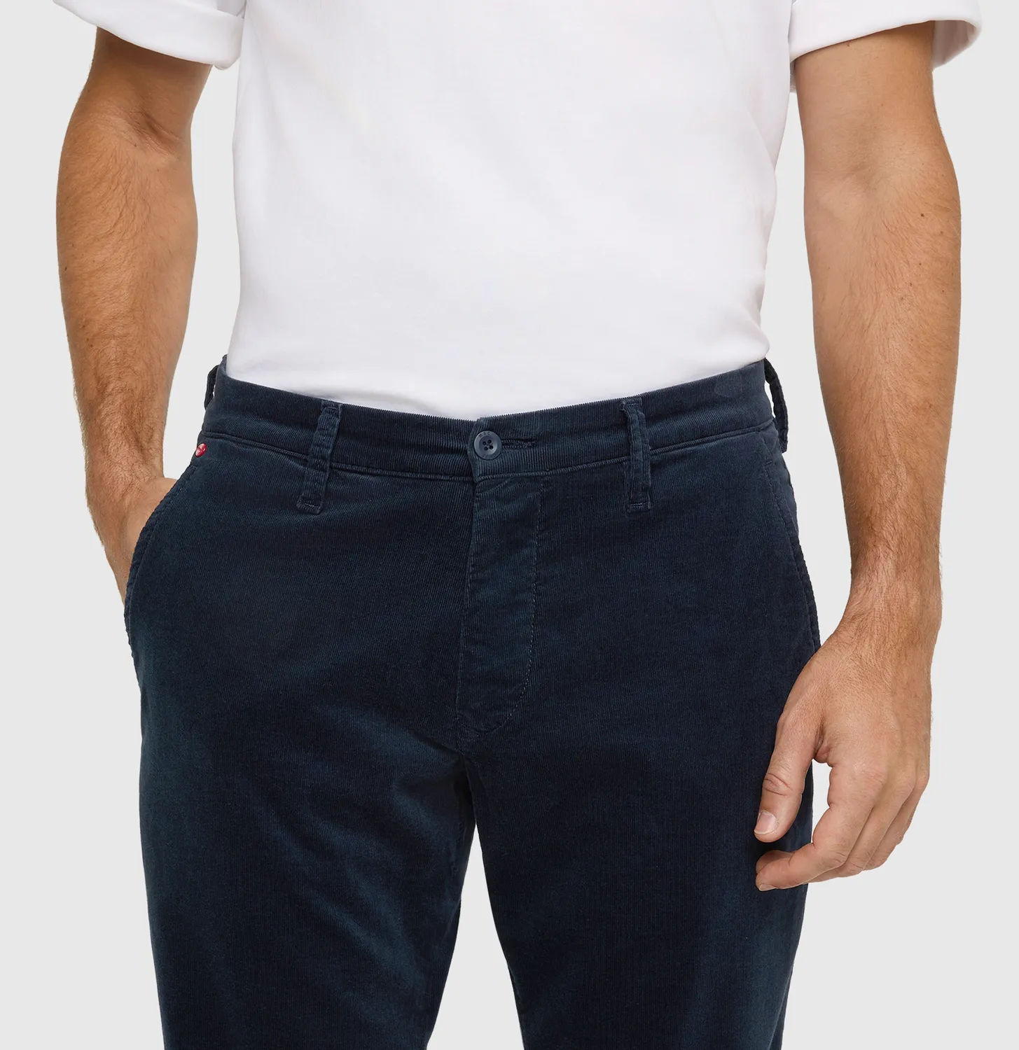 MAC Driver Pants fløjlsbukser mørkeblå regular