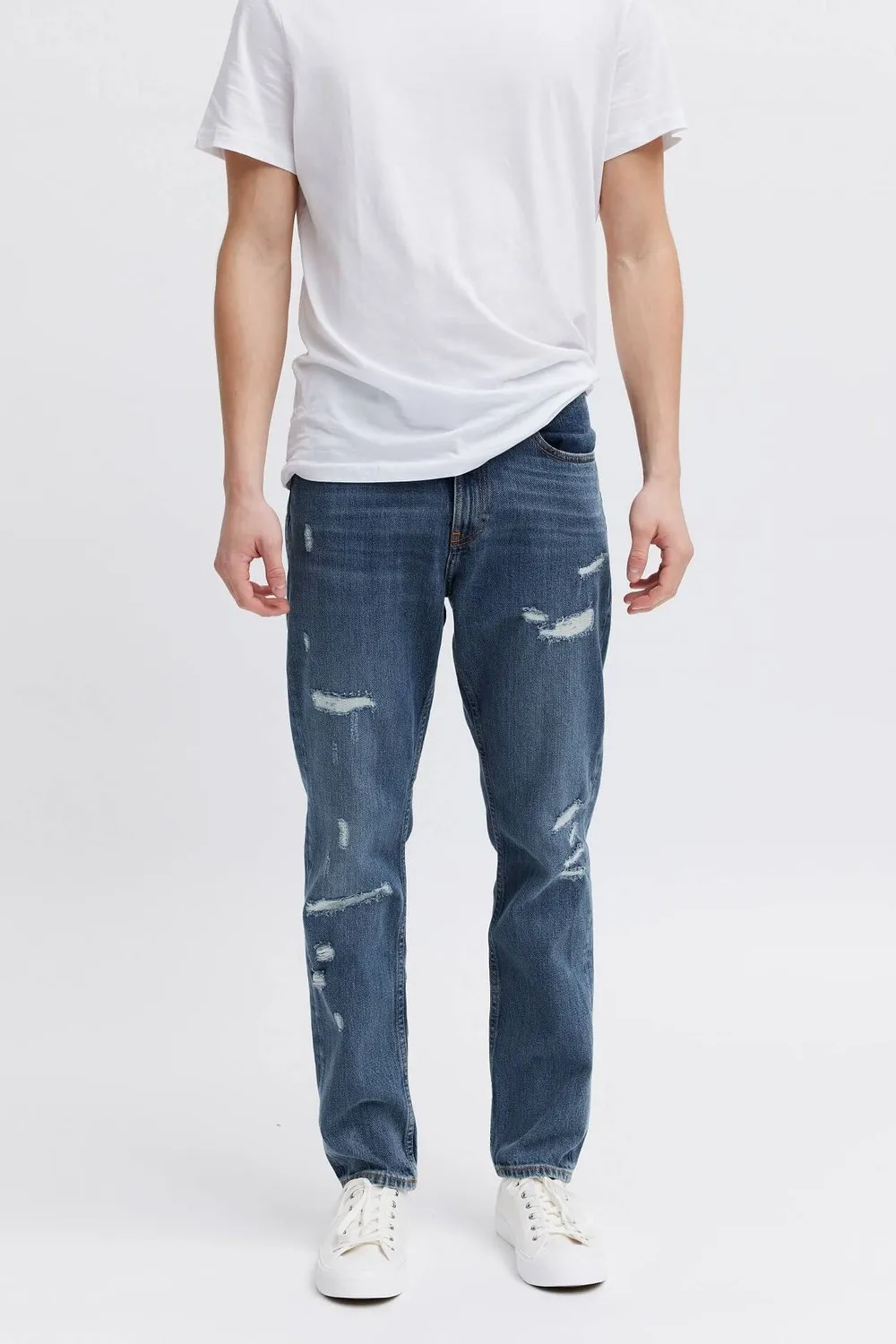 Organsk Atlantic Crisp Air jeans herre tapered rips