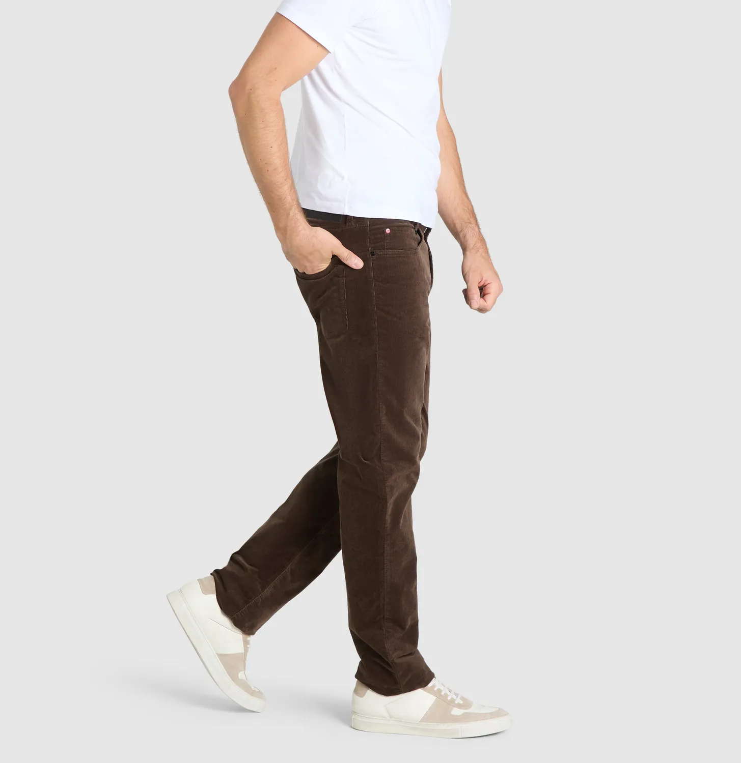 MAC Arne fløjlsbukser brun modern fit