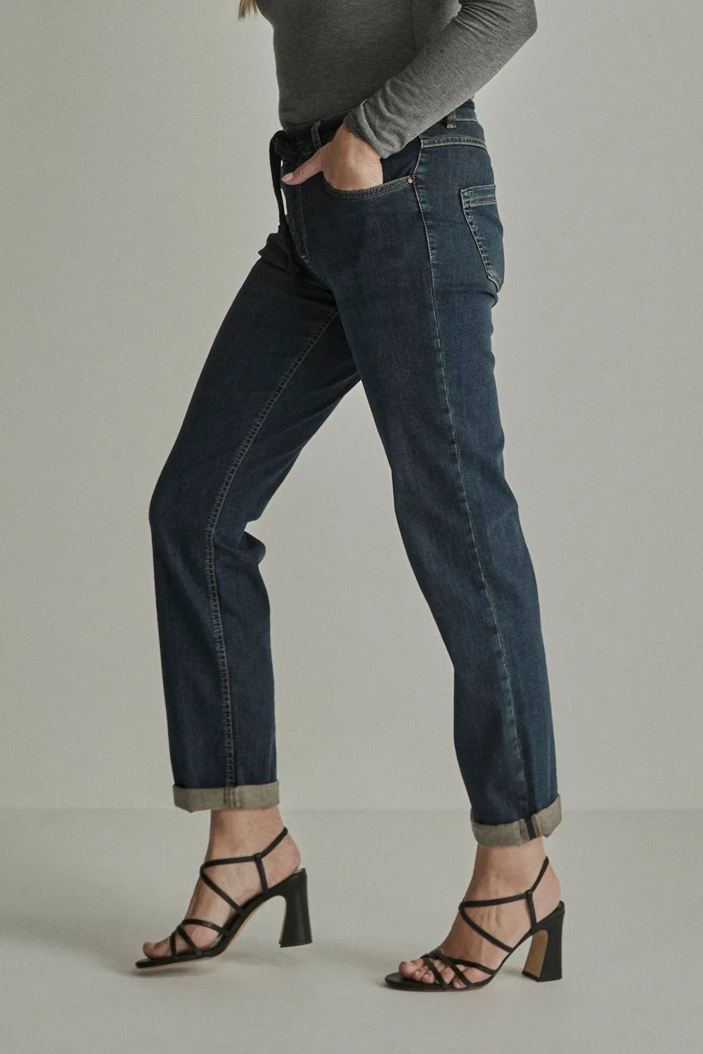 Para Mi Bobby jeans Old Blue løs pasform høj talje