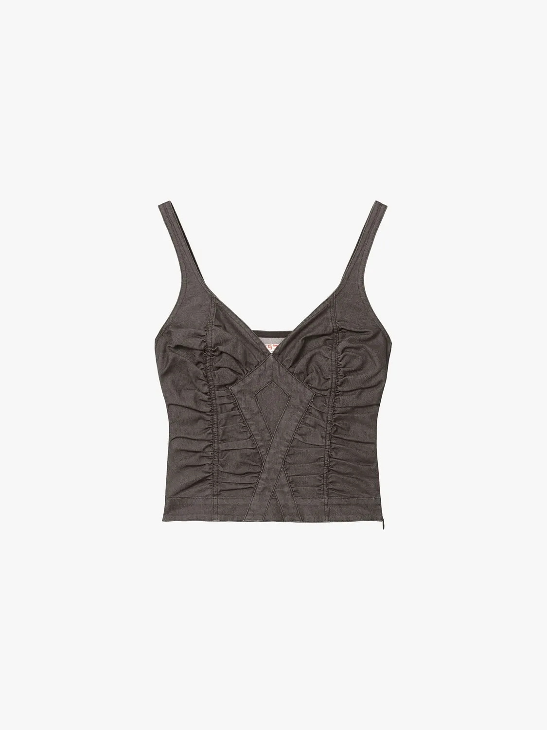Miss Sixty KNWLS 6M1XJ93900G82 tanktop retro sort V-hals