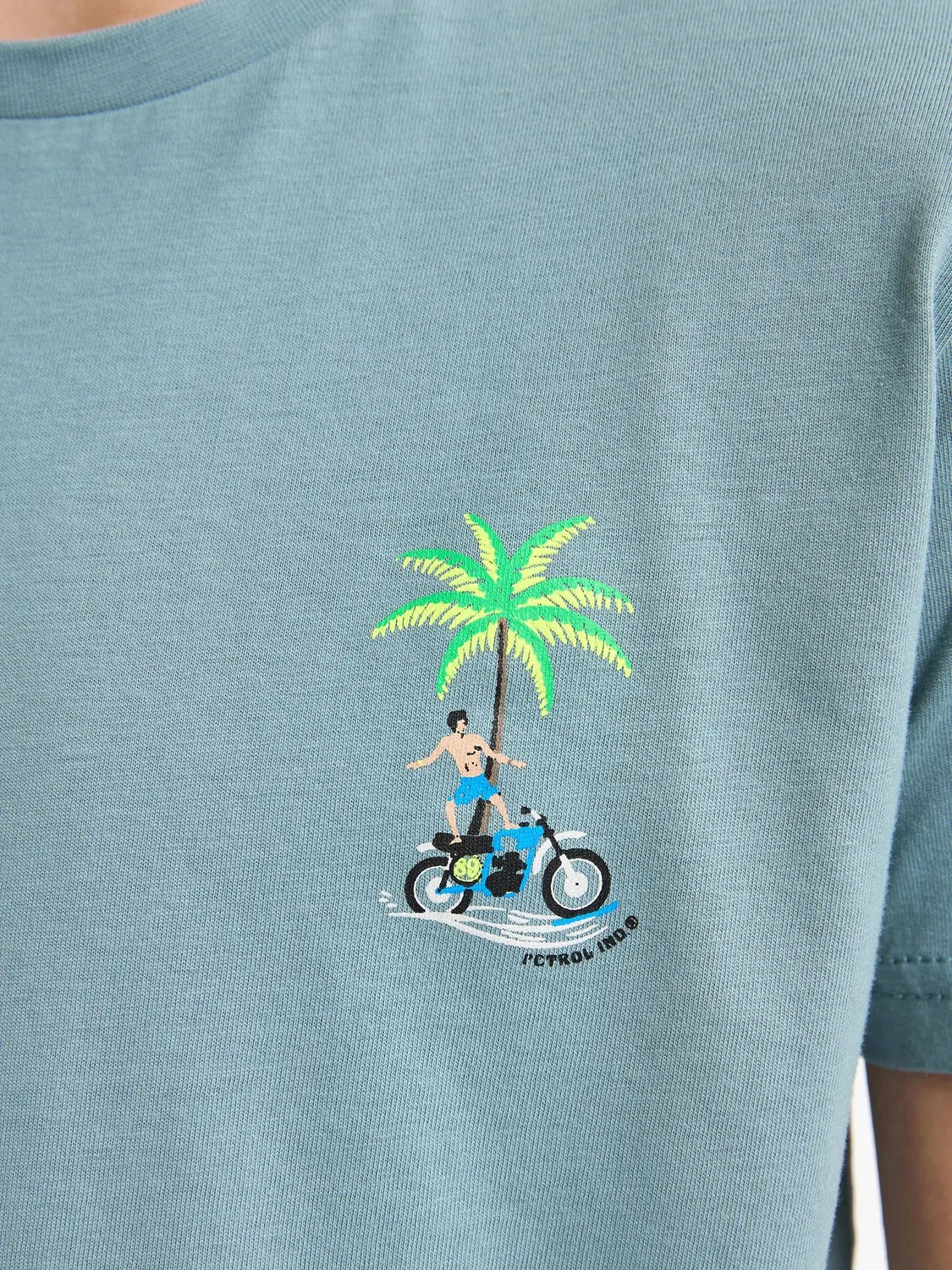 Petrol Industries Basic Peacock t-shirt 2-pak bomuld