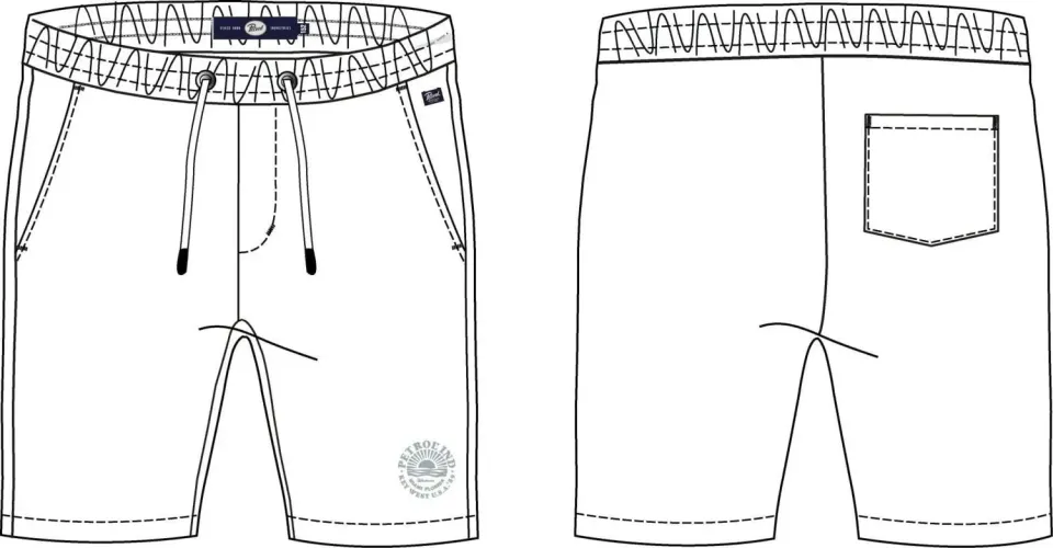 Petrol Industries Alton jogging shorts drenge snøre