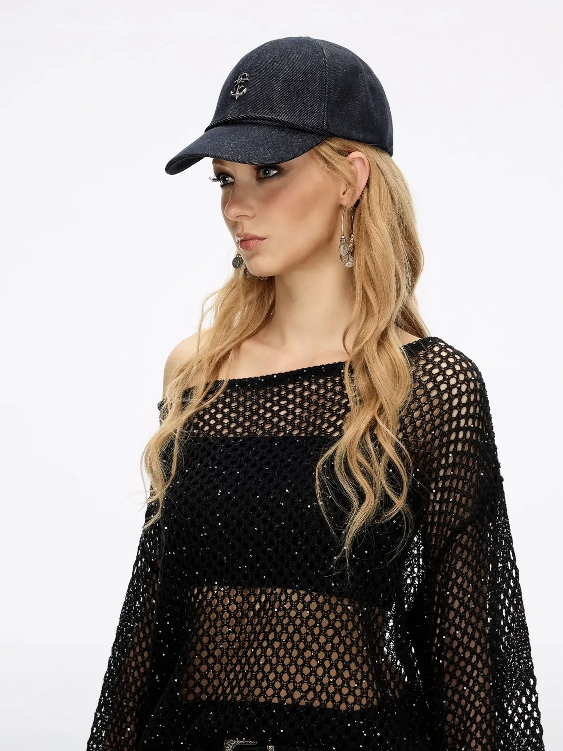 Miss Sixty kasket blå denim onesize anker