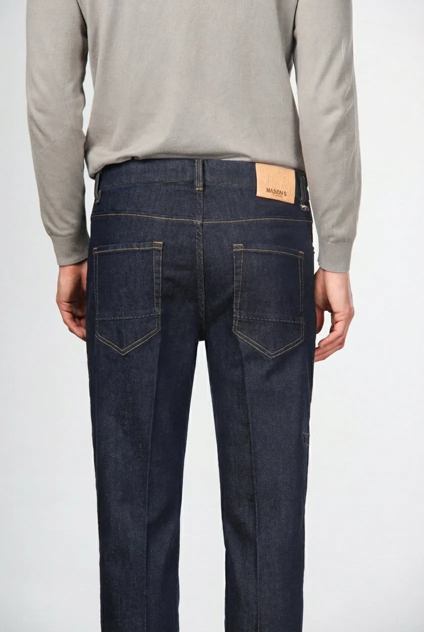 Mason's Harris Carrot jeans navy stretch herre
