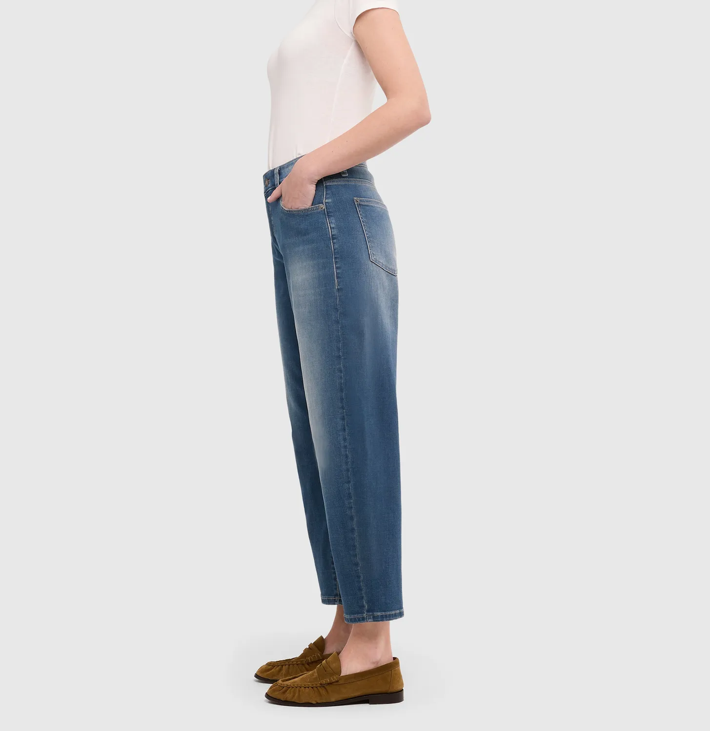 MAC Jeans Danni jeans mellemblå barrel fit
