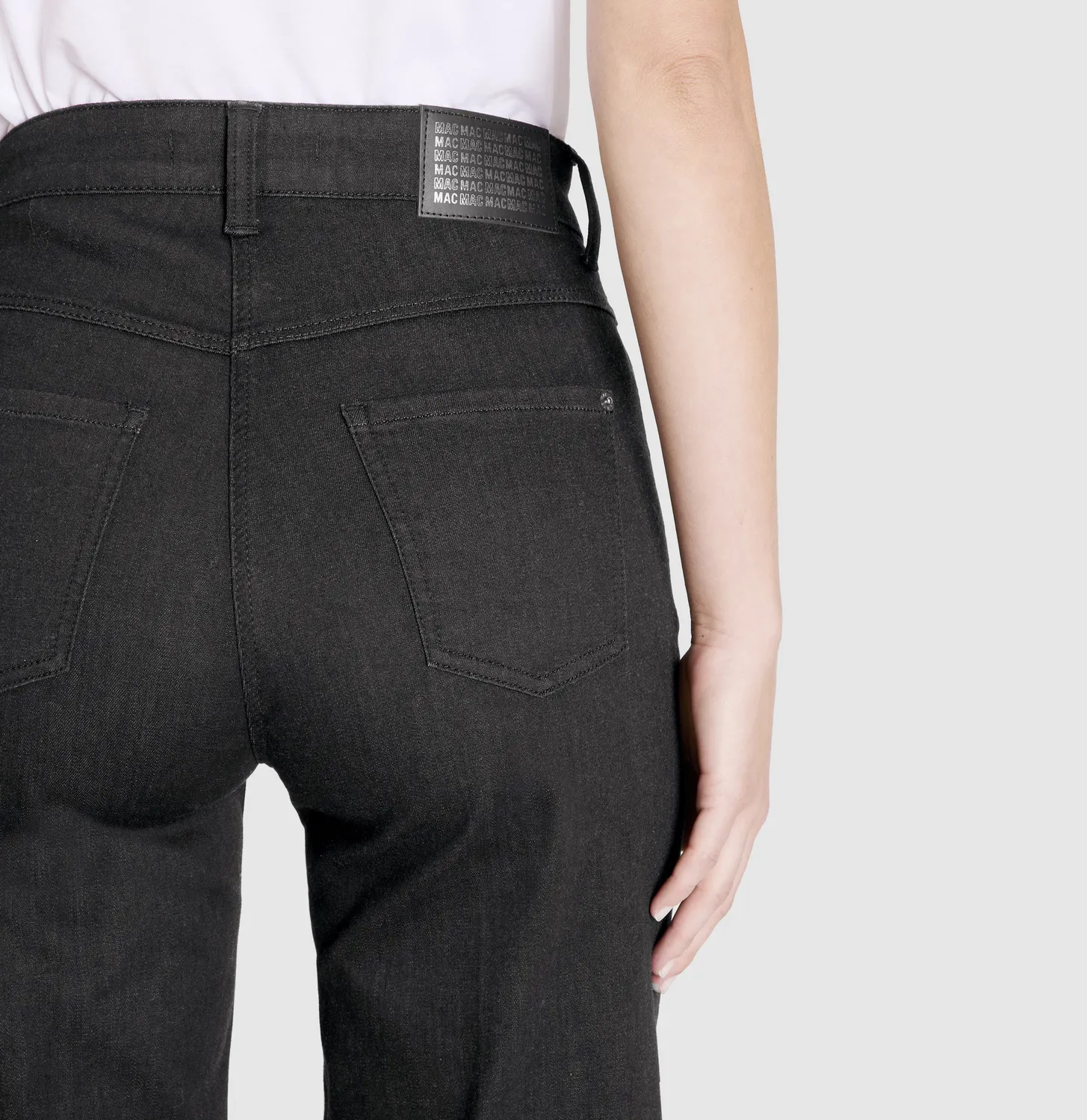 MAC Wide 5228 jeans sort wide fit