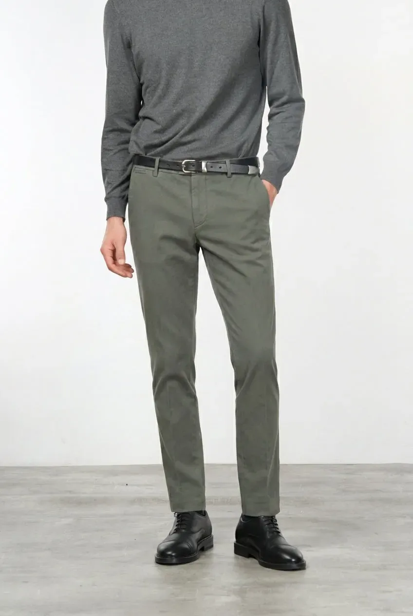 Mason's Milano chino mørkegrå extra slim
