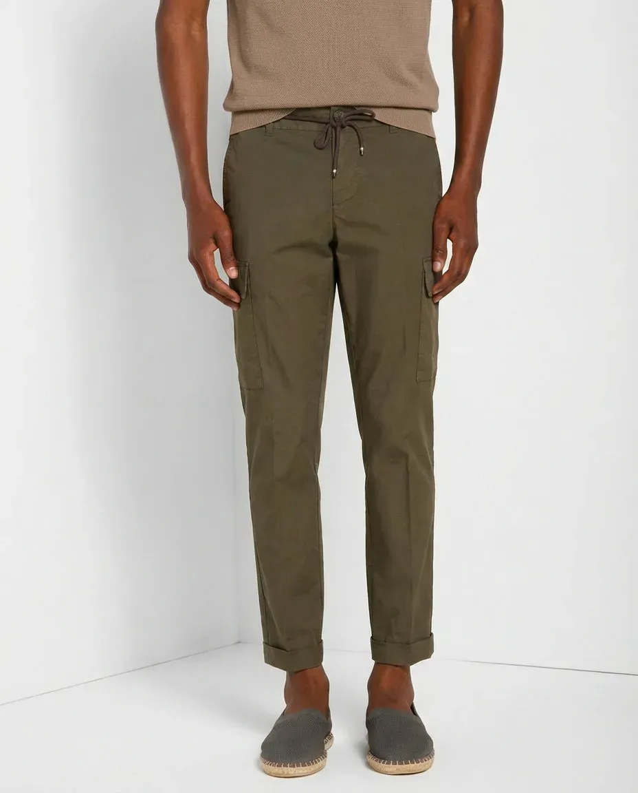 Mason's Chile Jogger cargo extra slim mørkegrøn
