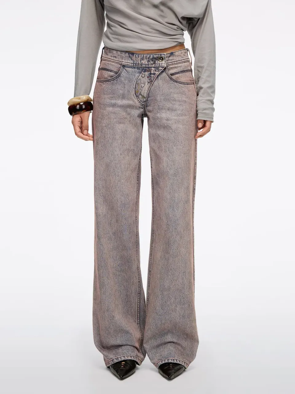 Miss Sixty 6M1JJ4400CC10 Straight Jeans Rustrød Bomuld